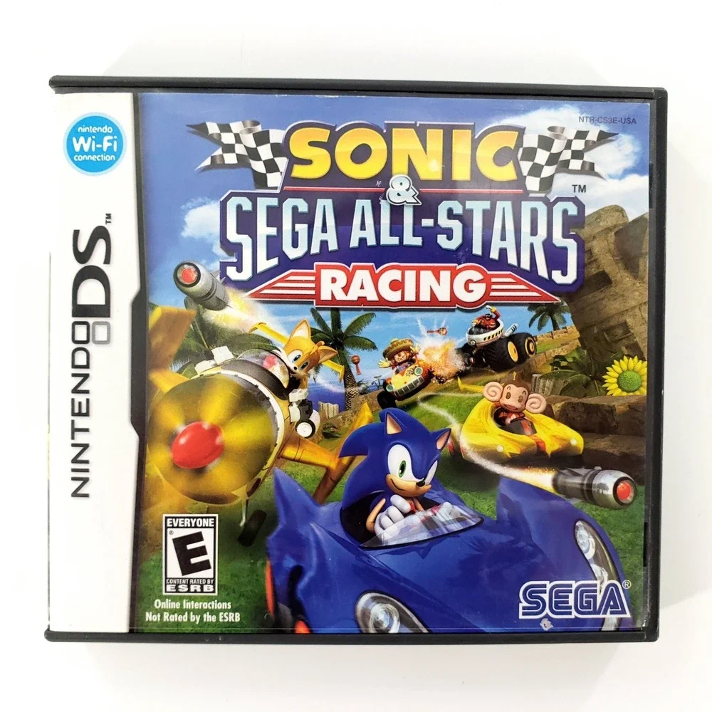 Sonic & Sega All-Stars Racing (Nintendo DS, 2010) Authentic Complete Tested